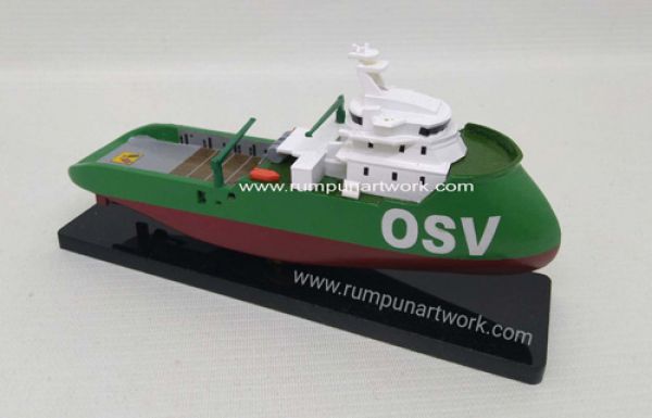 Miniatur Kapal Supply mini 14cm