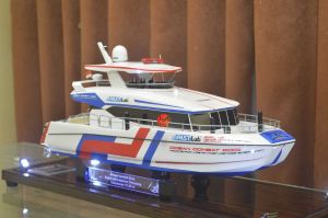 Miniatur Kapal Ocean Combat Catamaran 001
