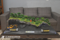 Maket Pertambangan PT Alur Jaya Indah