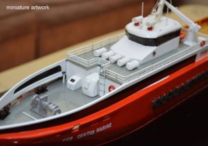 Miniatur Kapal Crew Boat Centus Marine