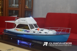 Miniatur Kapal Roro Kapal Pintar