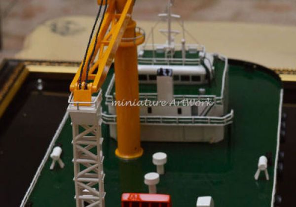 Miniatur Kapal Tongkang FC Maritim 2