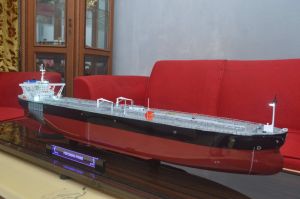 Miniatur Kapal Tanker Pertamina Prime